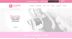 Desktop Screenshot of gynmedico.cz
