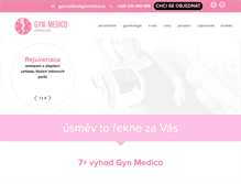 Tablet Screenshot of gynmedico.cz